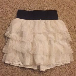 White skirt